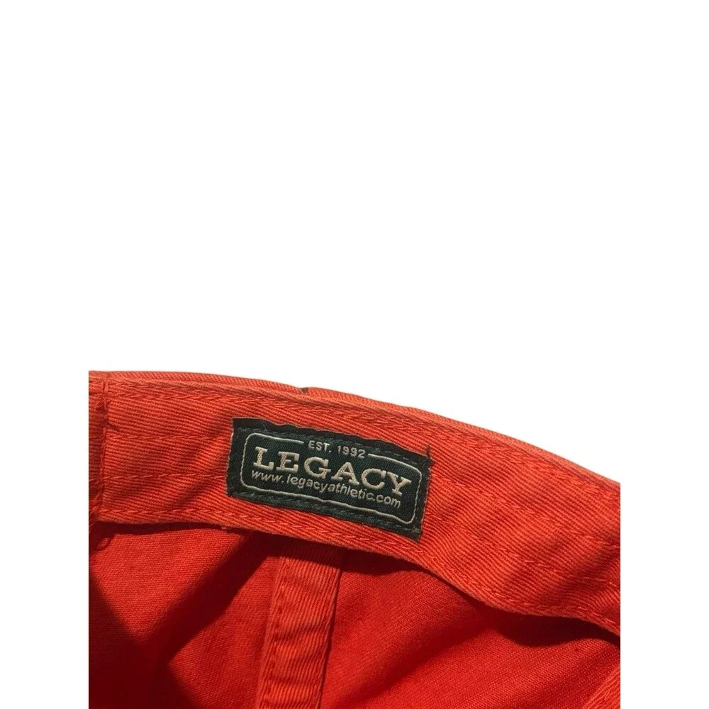 Camp Longhorn ‘Legacy Athletic’ Orange Strap-Back Adjustable OS hat